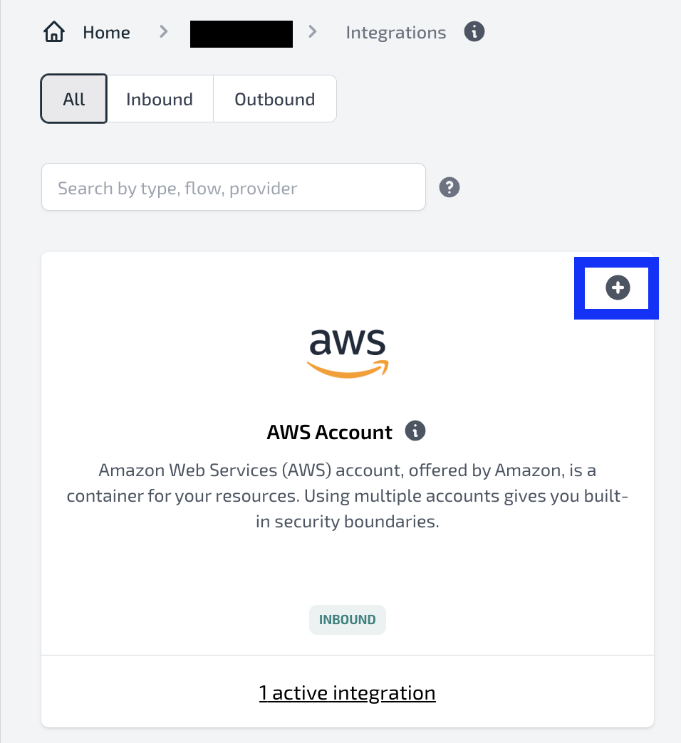 Add AWS Account