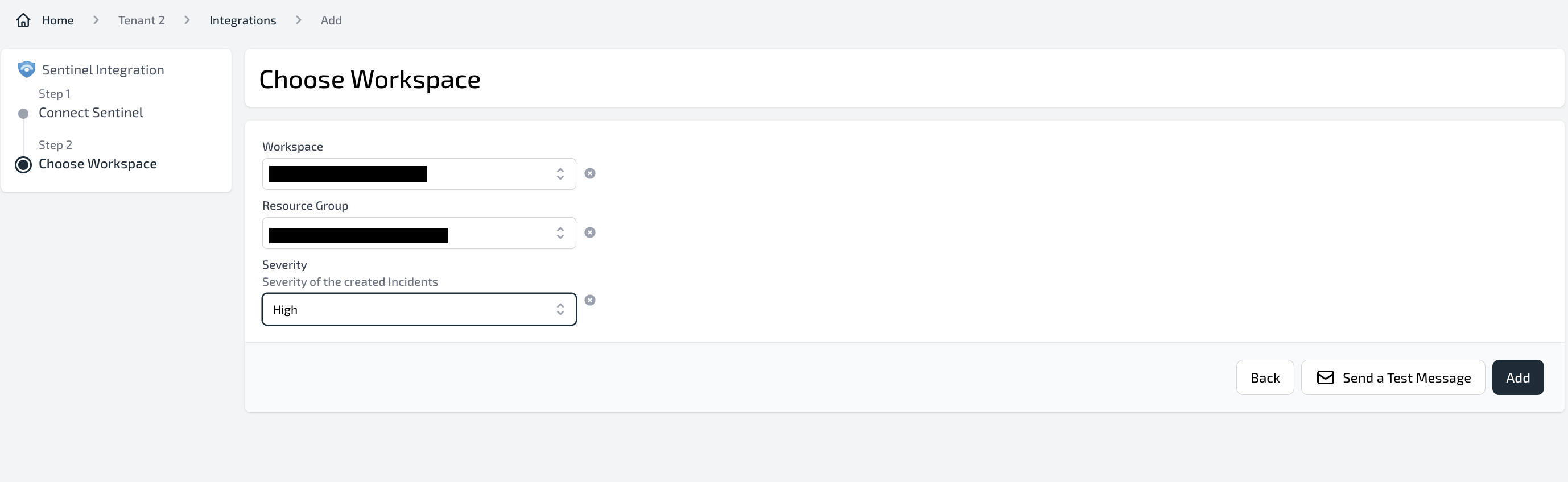 Tenant Settings