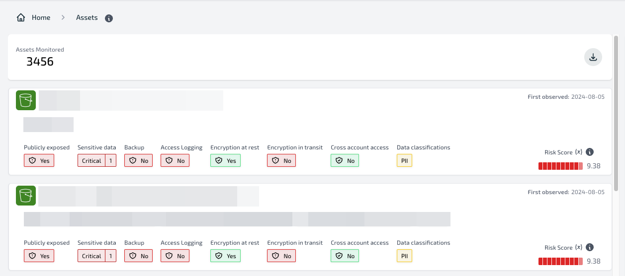 Asset Dashboard