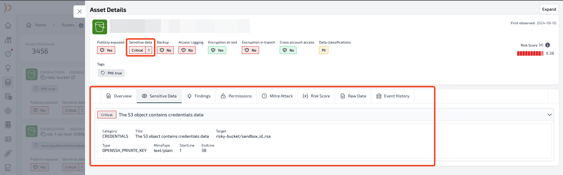 Asset Dashboard