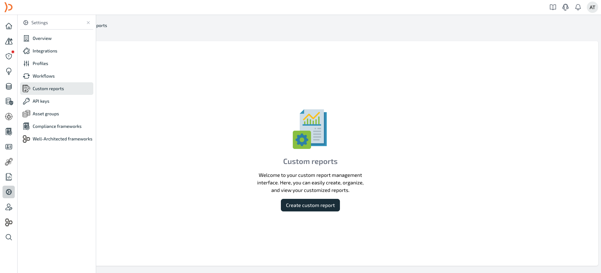 Custom Reports Dashboard