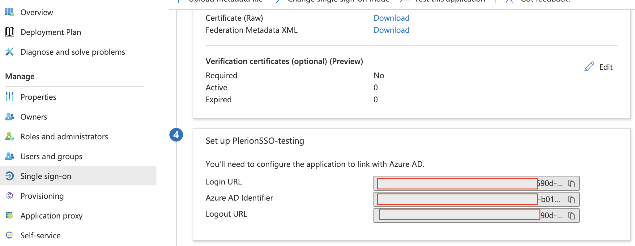 Login URL & Identifier