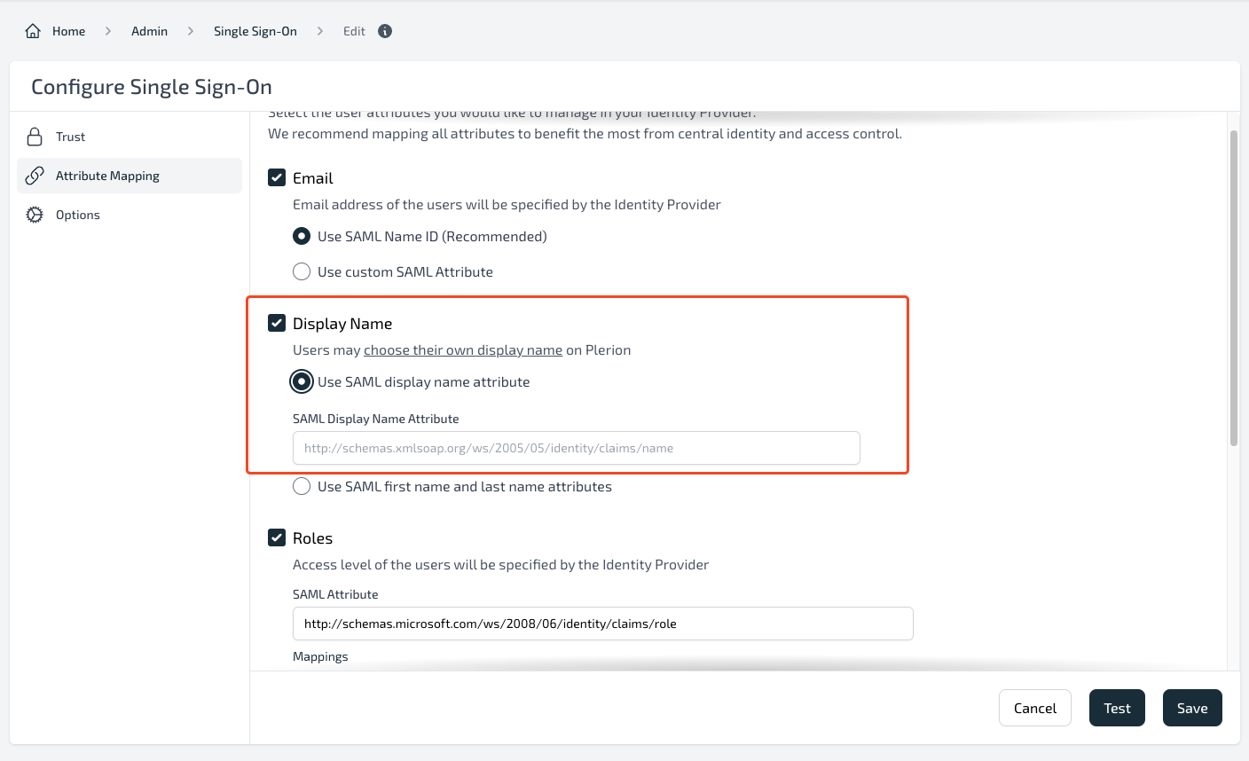Email & SAML ID