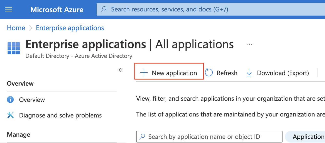 New Application