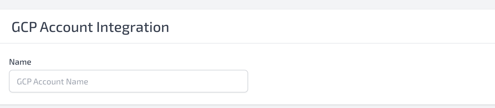 GCP Integration