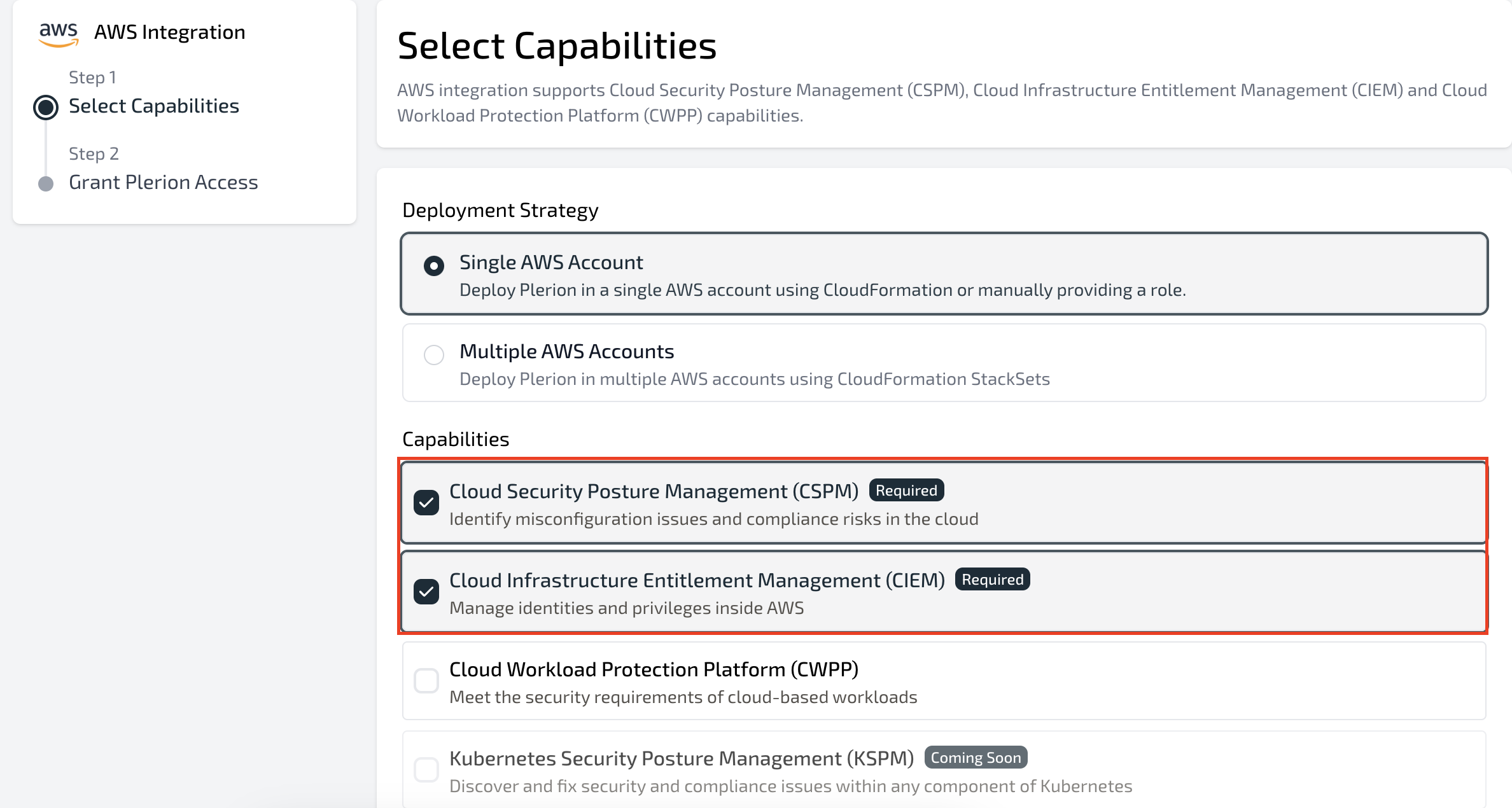 Select Capabilities