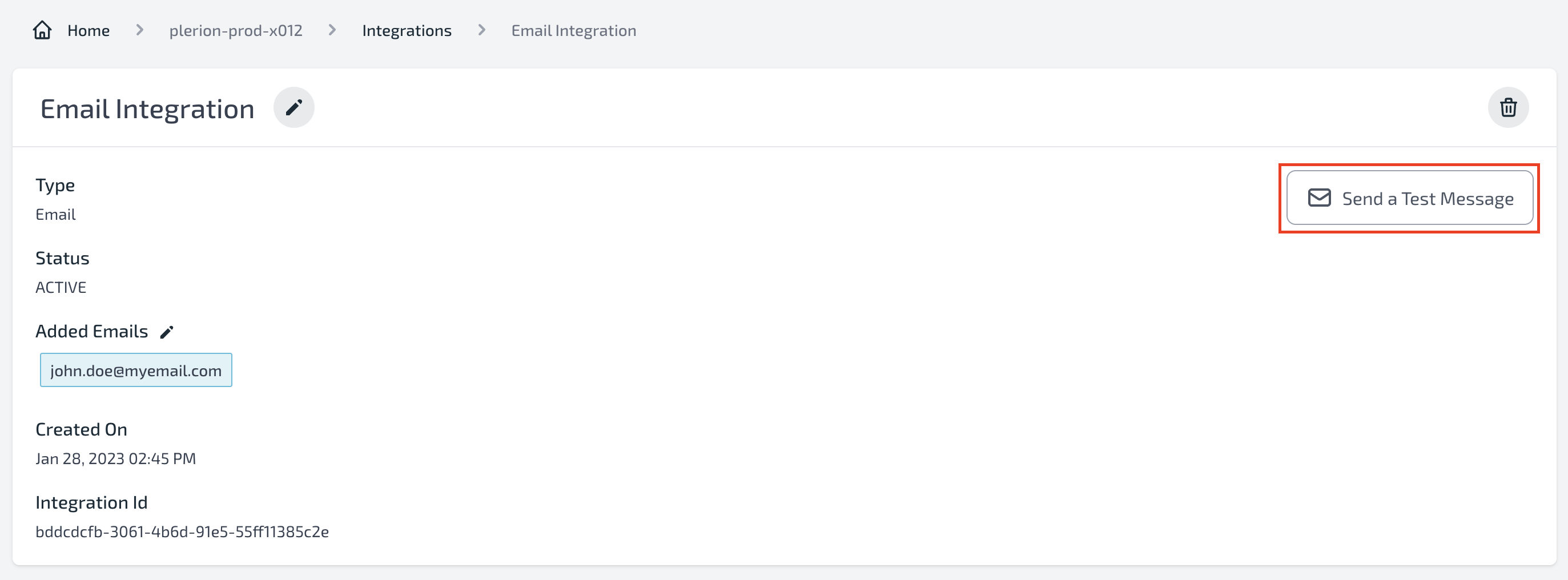Test Email