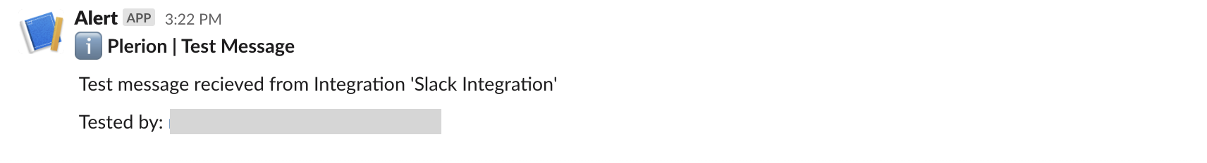 Test Slack