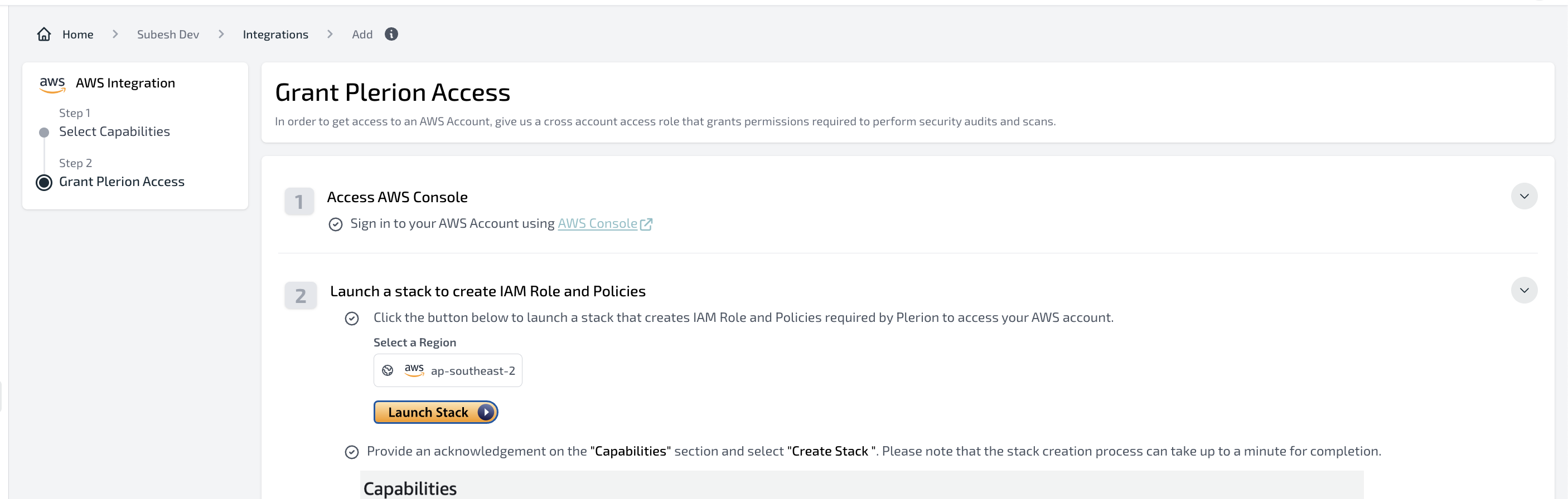 Create Stack