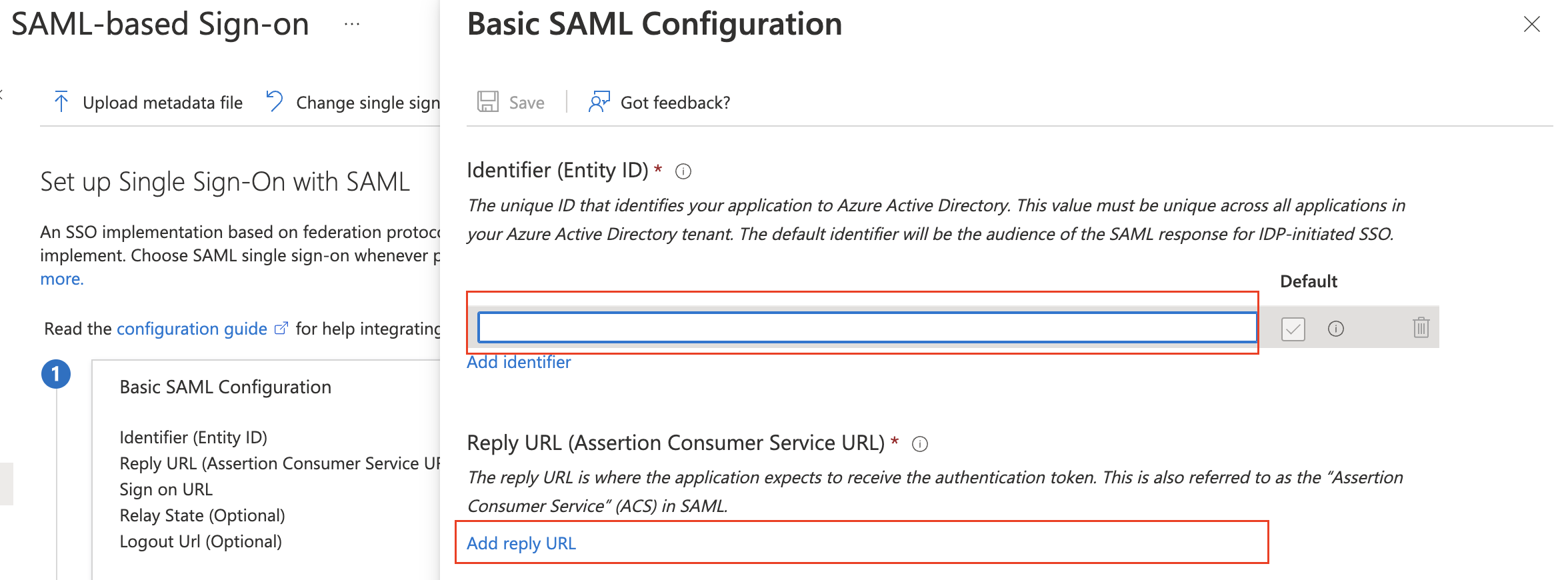 Saml Config