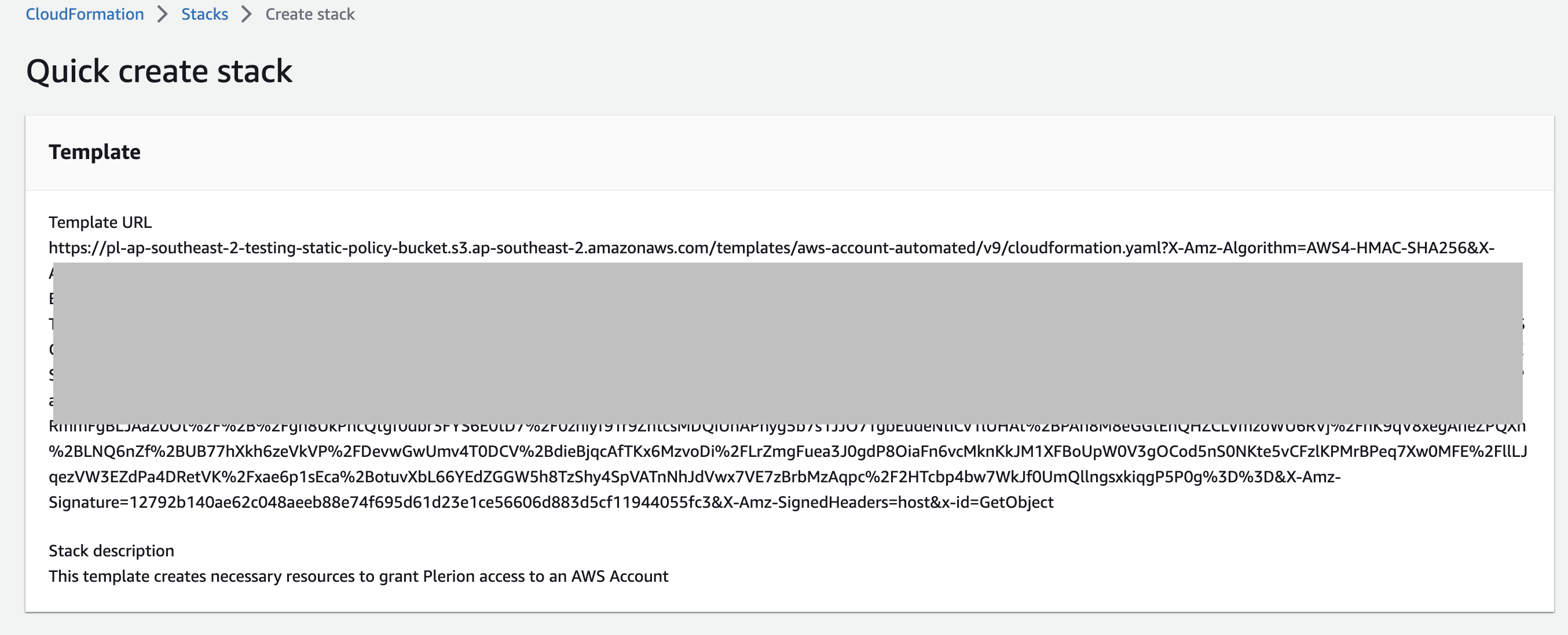 Cloudformation Stack