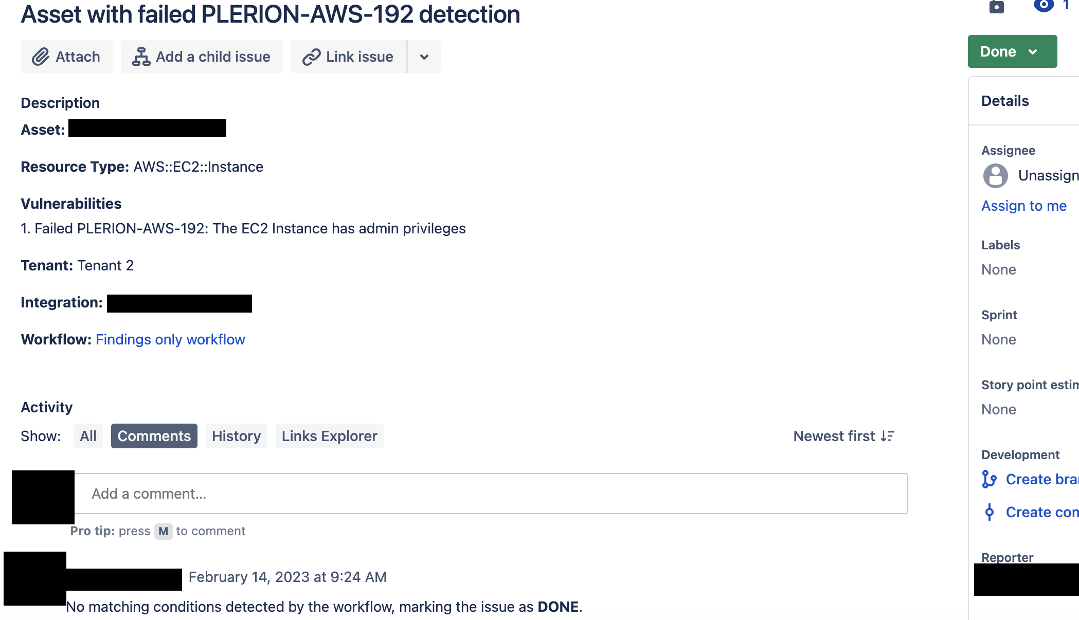 Resolved Jira Alert