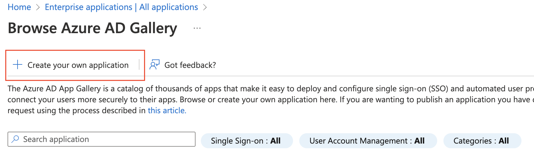 Own Application