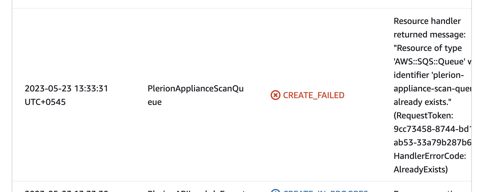Region Duplicate Error