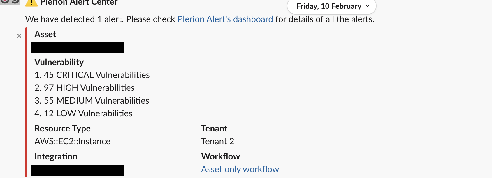 Slack Alert
