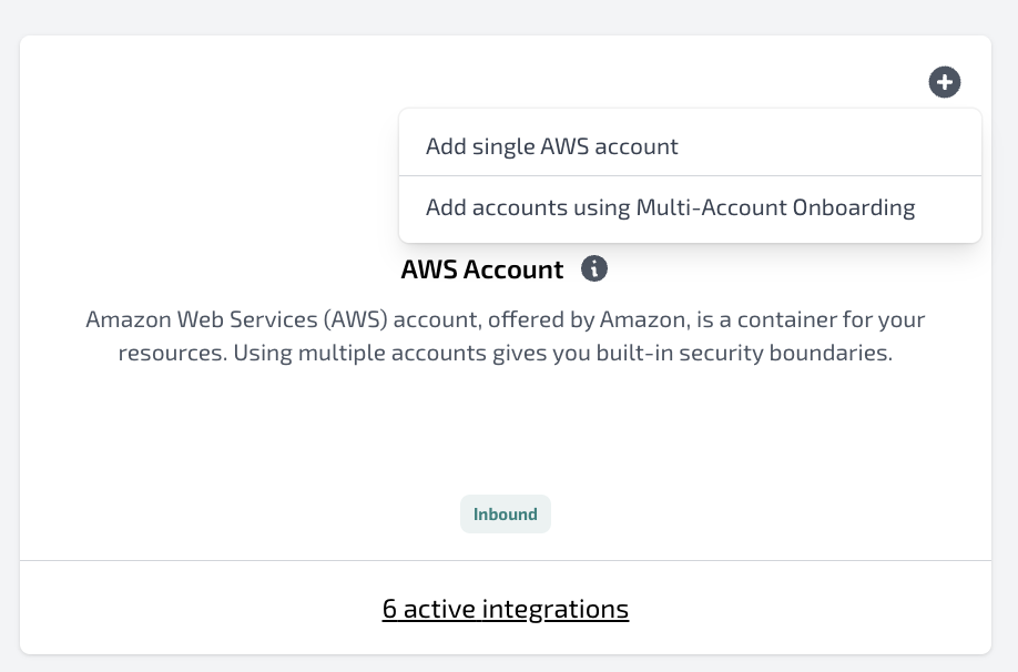 Add AWS Account